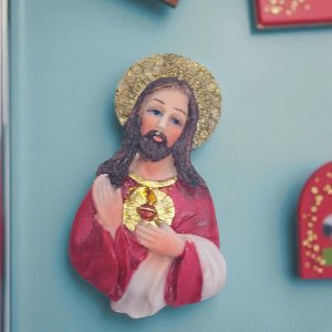 Imán de Ceramica Sagrado Corazón de Jesús