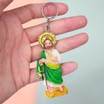 Llavero de Ceramica San Judas Tadeo 8 cm