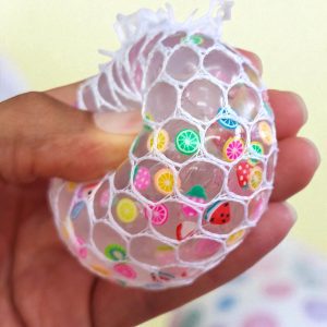 Juguete Pegajoso Squishy Pelota en Red