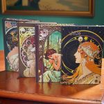 Agenda Diaria 2026 Cosida Planificadora Pasta Dura Alfons Mucha Tamaño Frances