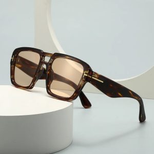 Lentes de Sol Estilo Geométrico Print