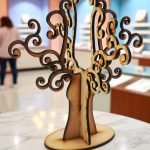 Exhibidor de Anillos y Collares Arbol de la Vida en MDF