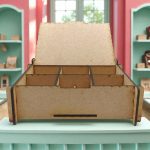 Caja Multiusos Exhibidor de Relojes y/o Joyero en MDF