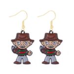 Par de Aretes Aleación Terror Freddy