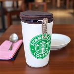 Monedero Bucket Kawaii con Llavero Food Starbucks