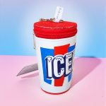 Monedero Bucket Kawaii con Llavero Food Icee