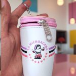Monedero Bucket Kawaii con Llavero Food La Michoacana