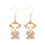 Par de Aretes Aleación Terror Pennywise