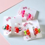 Kit con Par de Mini Pinzas Diseño Cereza Cherry