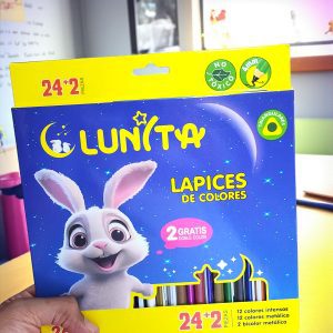 LAPICES DE COLORES LUNITA 24 + 2