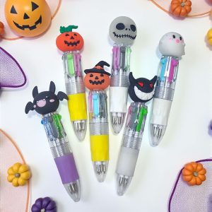Mini Multipluma Kawaii con diseños de Halloween