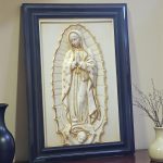 Cuadro con Relieve Virgen de Guadalupe Gold 46 x 31cm