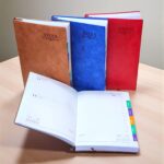 Agenda 2026 ViniPiel Elegante Ejecutiva Tamaño Frances A5 Tipo Gamuza