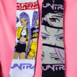 Calceta Loca 3/4 Unisex Unitalla Guerreras del Kpop