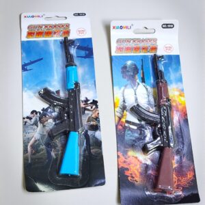 Goma Borrador Grande Diseño Metralleta en Blister