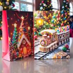 Bolsa de Regalo Grande Navideña Casa Jengibre y Varios