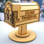 Buzón Merry Christmas MDF Navideño