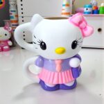 Taza de Ceramica Hello Kitty 2 Piezas Cuerpo Completo