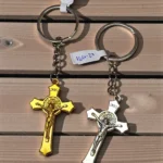 Llavero Cruz Religiosa Metálica