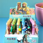 MultiPluma 6 Colores Kawaii con Colguije de Silicon Personajes de Italian Brainrot Tralelelo