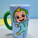 Taza Artesanal Pintada a Mano J.J Cocomelon