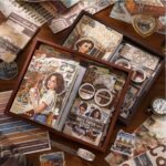 Set Completo de 101 pzas Scrapbooking y Diario See you Coffee