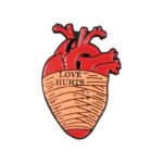 Pin Metálico Corazón Humano Love Hurts 33093842