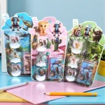 Kit escolar con 3 sellos y almohadilla para Tinta Italian Brainrot Tralalelo
