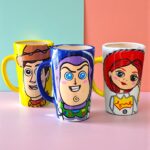 Taza de Ceramica Jumbo Artesanal Pintada a Mano Toy Story