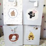 Bolsa de Regalo Mediana Cute Puppy Kawaii 26x32x12