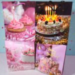 Bolsa de Regalo Mediana Pastel de Cumpleaños 26x32x12
