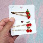 Pasador par fresas y cerezas
