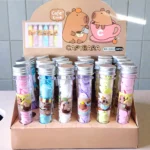 Jabón hojuelas en tubo decorado capibara p/pz