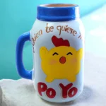 Tarro Grande Ceramica Artesanal Pintada a Mano Quien te Quiere Más? - Po Yo