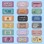 Pin Metálico Colección "Ticket to Feelings & Clubs" Boleto Salud Mental y Book Clubs