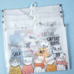 Folder Plastificado con Cierre Ziploc Tamaño Carta Cat Day