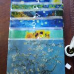 Folder Plastificado Tamaño Carta A4 de Cierre Modelo: Van Gogh