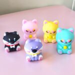Sacapuntas Kawaii en Forma de Gatitos Multicolor