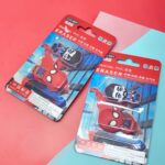 Blister con 2 Borradores de Personajes Spiderman