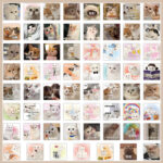 Pack 50 Stickers "Gato Meme" + 10 de Regalo – Expresiones Kawaii y Divertidas 33525291