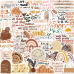 Pack 50 Stickers "Faith & Kindness" 34660762