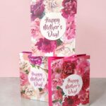 Bolsa de Regalo Grande Happy Mothers Day Flores L-31X42X12