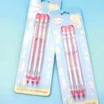 Set de 3 Lapiceros de Puntillas "Mis Sueños" – Escritura Suave y Estilo Kawaii