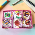 Goma Borrador Plano Futbolista