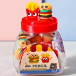 Sacapuntas con diseños de Comida Rápida Fast Food de Acrílico