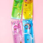 Pack de 2 Peines de Acrílico Infantil con diseños Kawaii