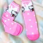 Calceta Loca 3/4 Unisex Unitalla Diseños Kitty