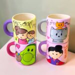 Taza de Cerámica Dia de la Mamá cute 450ml