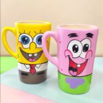 Taza Artesanal Jumbo de Cerámica 700 mL Bob Esponja