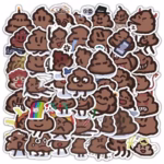 Pack de Planillas de 60 stickers Impermeables Cacas
